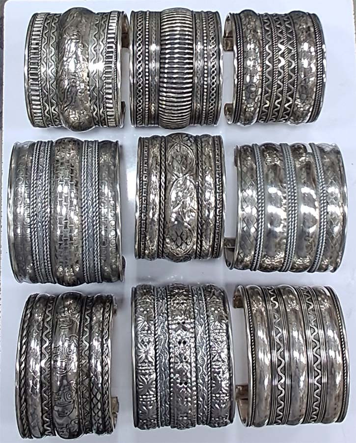 Bohemian Fashion Jewelry  Mix Desgin Brass Cuff Bangles GC-BL-440