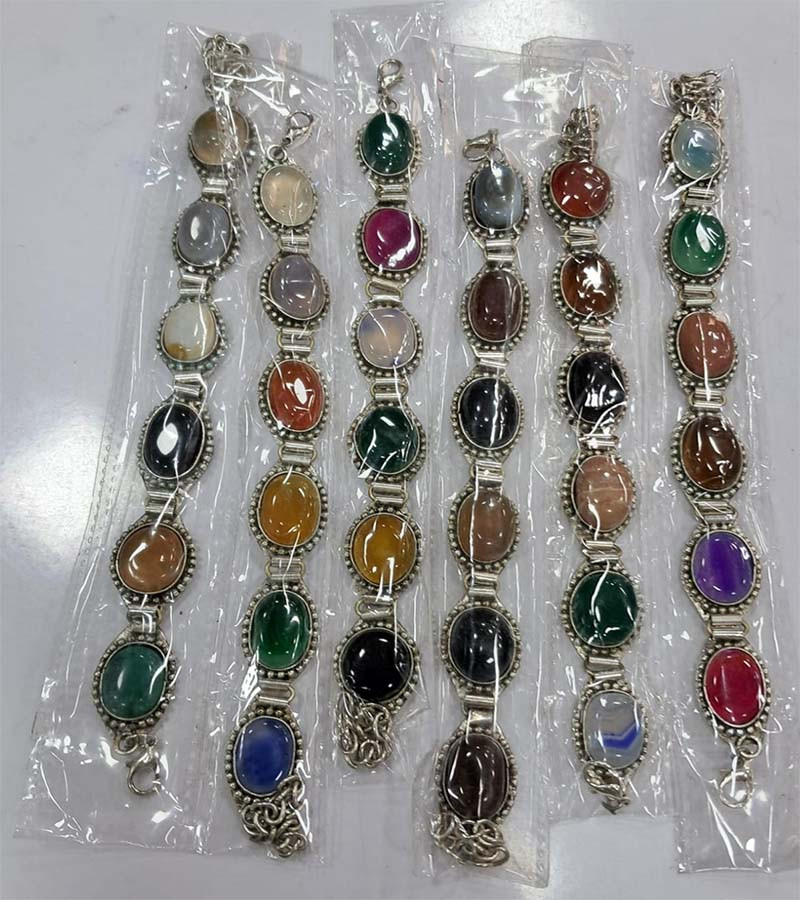 Boho Fashion GS Metal Stone Beads Bracelets GC-BR-203