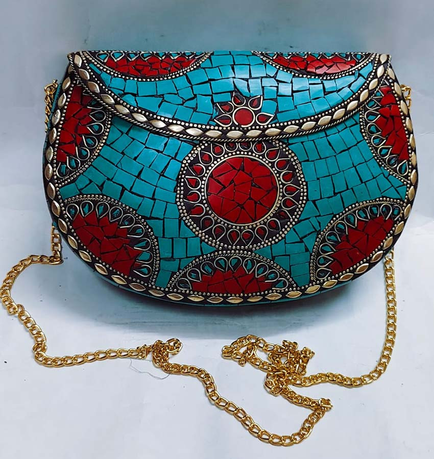 Boho Style Ladies Fashion Metal Purses GC-BG-1089