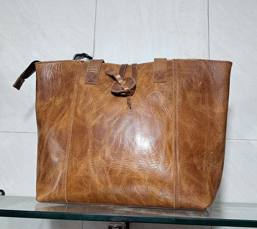 Ladies Fashion  Genuine Leather Shoulder -Hand Tote Bags GC-BG-933