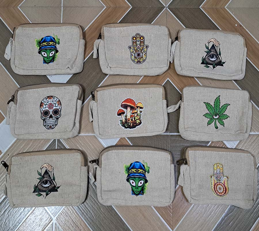 Hemp  coin Purses BG-994