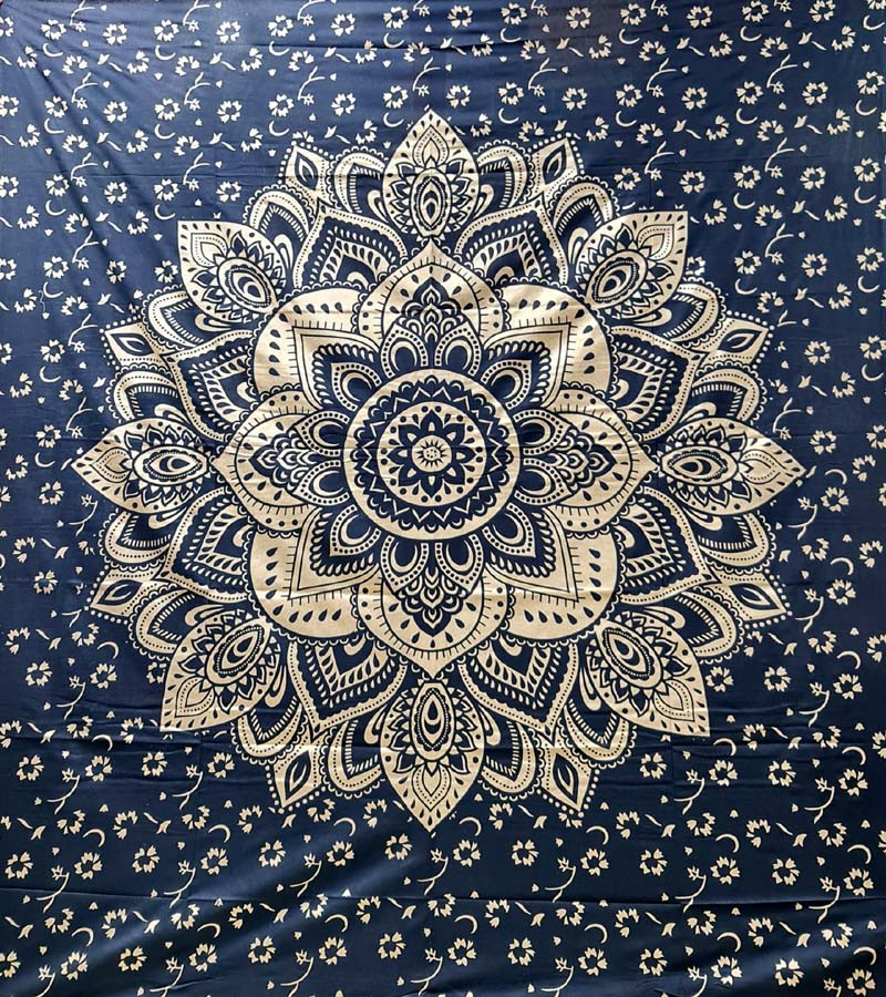 Home Decor Cotton Fabric Double Bedsheets GC-TPDB-189 Size (210cmX240cm)