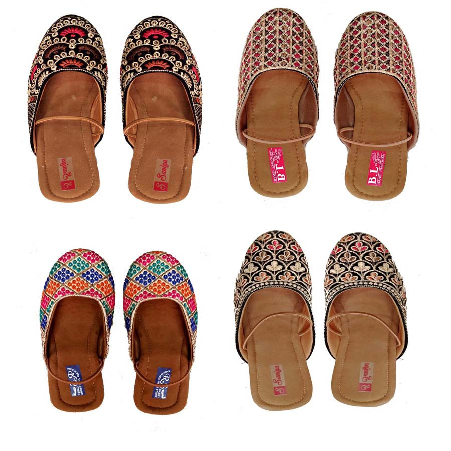 Designer Ethnic Embroidery Work Sandal for Women GC-SDL-101