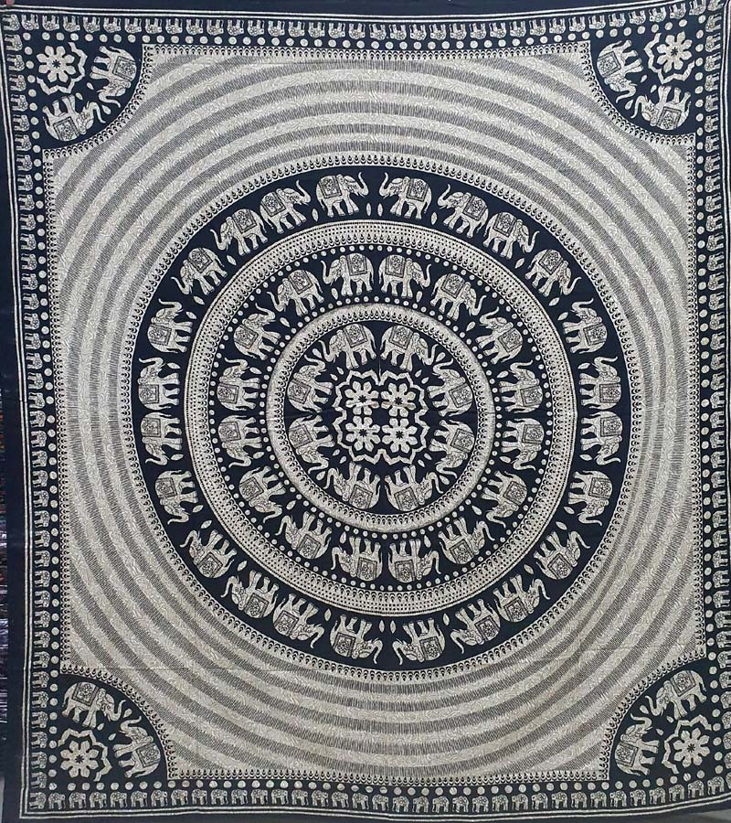 Home Decor Cotton Fabric Double Bedsheets GC-TPDB-163 Size (210cmX240cm)