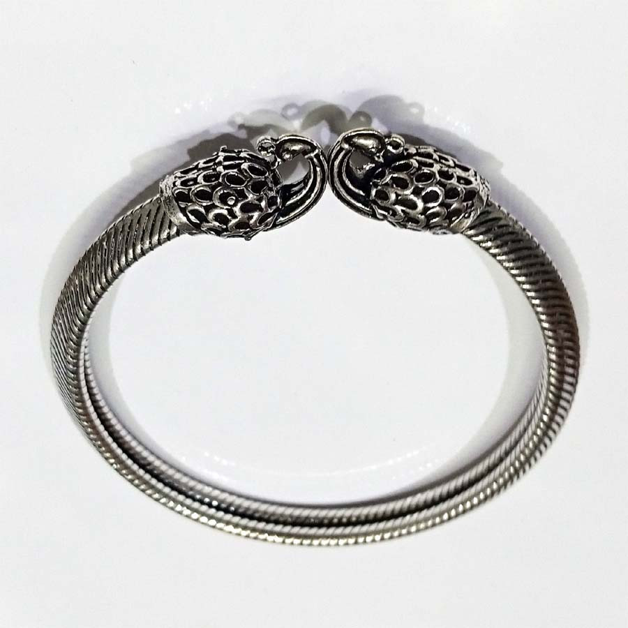 GS Metal Alloy Silver Plating Women's Arm Bangles GC-BL-141