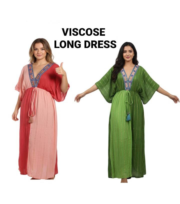 Viscose Long Dress GC-AP-1631