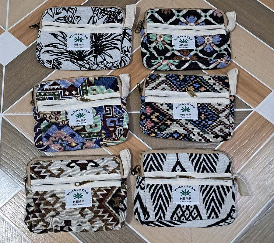 Hemp  coin Purses BG-998