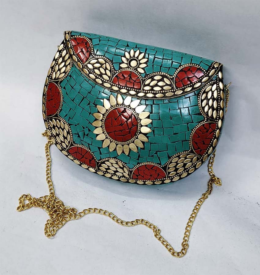 Boho Style Ladies Fashion Metal Purses GC-BG-1091