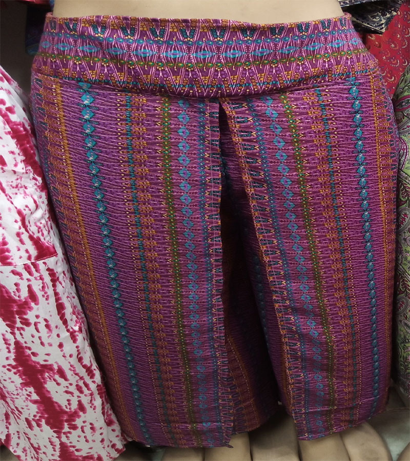 New Saree Fabric Women Fashion Harem Pants GC-AP-1196
