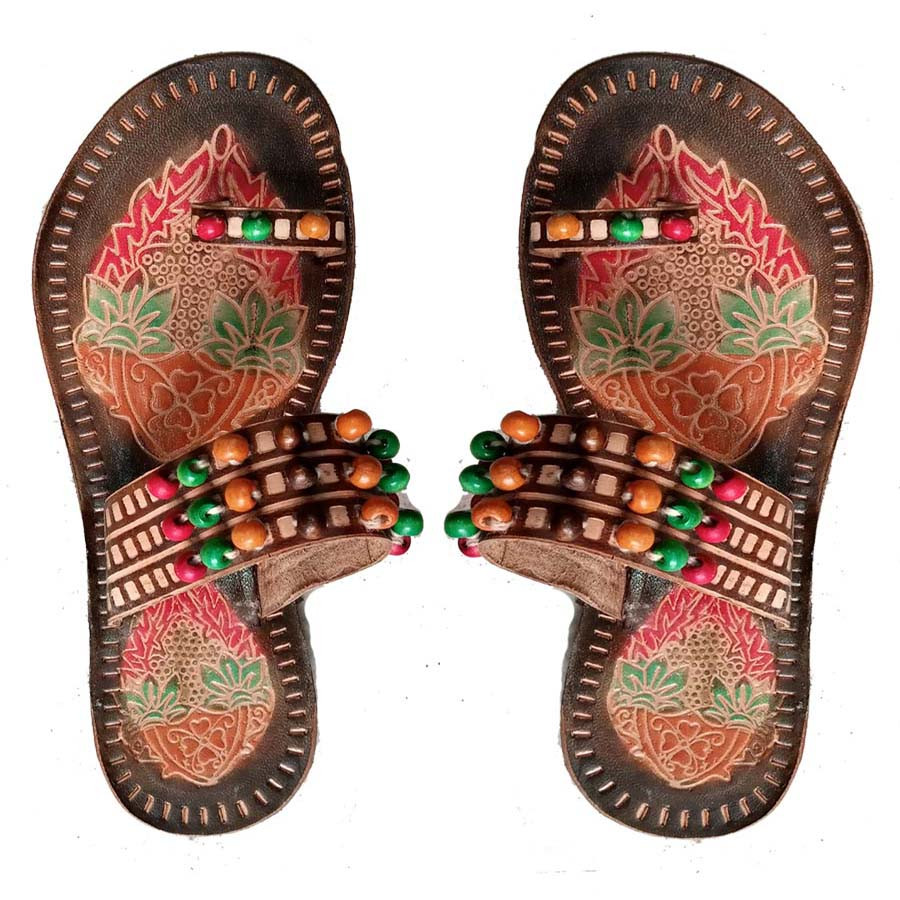 Leather Shanti Print Sleeper GC-SDL-108