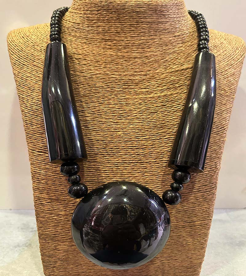 Horn-Camical Beads Necklaces GC-NK-579