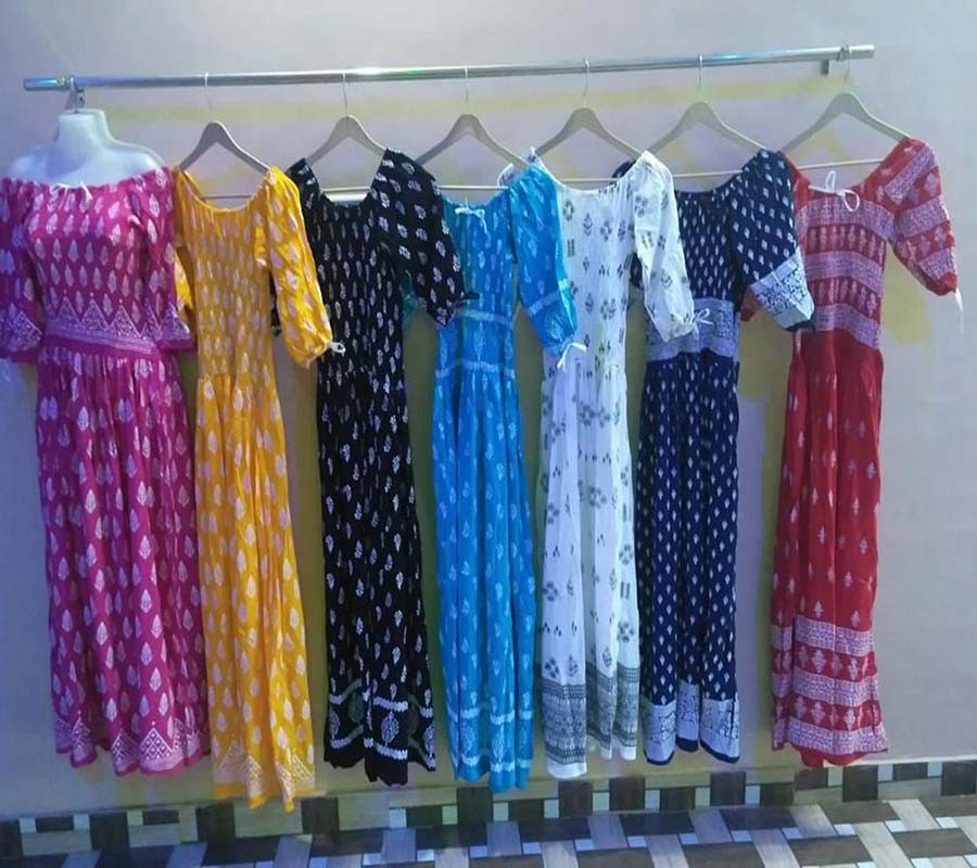 Rayon Print  Dress  GC-AP-1373